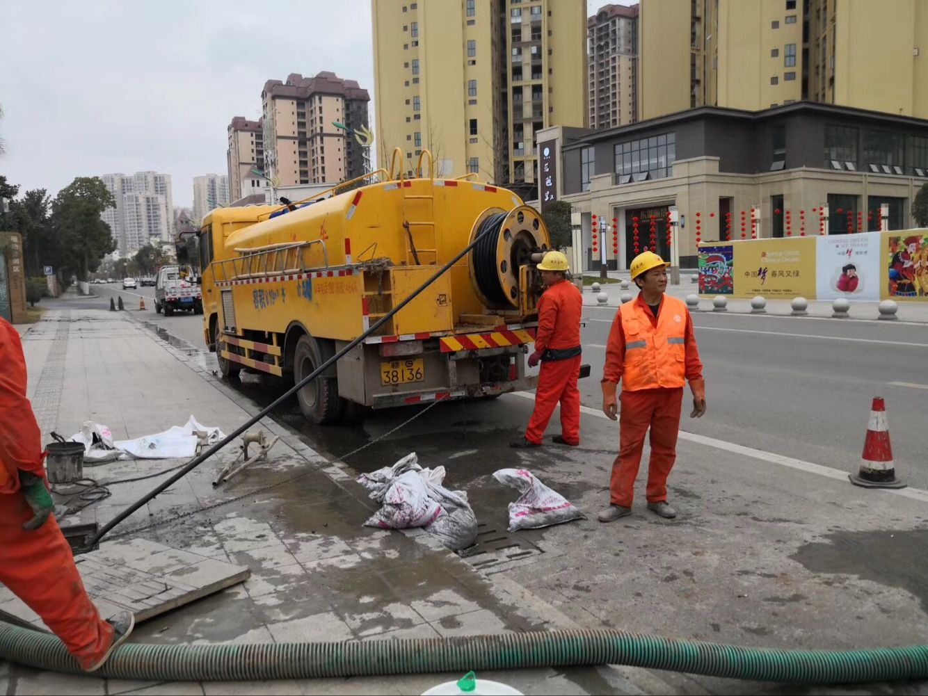资溪排污管道清淤-管道清洗